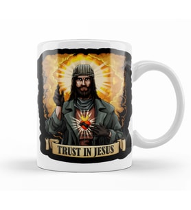 Trust in Jesus  Walking Dead Kupa Bardak Porselen