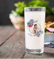 BK Gift Kişiye Özel Renkli Baskılı İsimli Fotoğraflı Rakı Bardağı-34 (Beyaz)