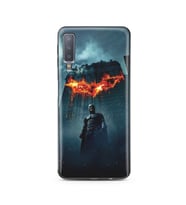 Batman Tasarım Süper Şeffaf Silikon Telefon Kılıfı Samsung A7 (2018)