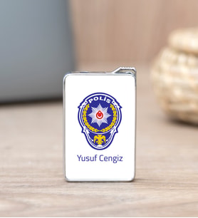 Polis Amblemli İsme Özel Çakmak