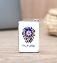 Polis Amblemli İsme Özel Çakmak