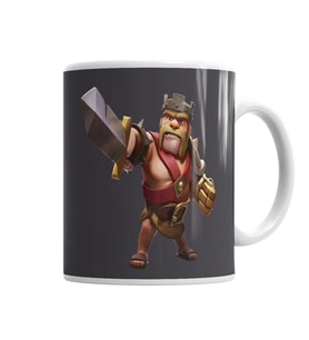 Clash Of Clans Rei Barbaro Kupa Bardak Porselen