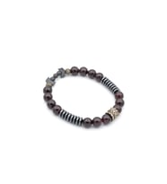 HAKİKİ DOĞAL HEMATİT GRANAT BİLEKLİK 1.KALİTE 001