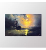 Arty Tablo Dolunaylı Gece, 1849 Tablo (Karışık)