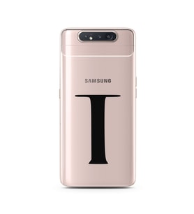 Samsung A80 Harf Tasarımlı Telefon Kılıfı T-Harfi 