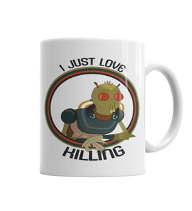 I Just Love Killing Kupa Bardak Porselen