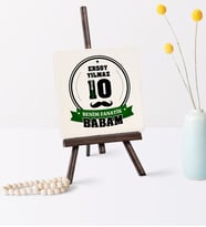 Babalar Gününe Özel Benim Fanatik Babam Şovaleli Doğal Taş  5