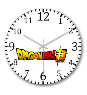 Dragon Ball Super Duvar Saati Bombeli Gercek Cam