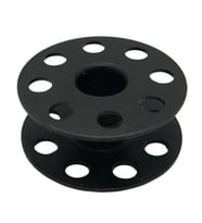 Düz Makine Metal Siyah Tırnaksız Masura / 270010(2HB)