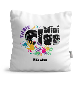 BK Gift Kişiye Özel Mesleki Mini Club Dekoratif Yastık  1