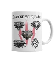Medalhas Das Escolas The Witcher Kupa Bardak Porselen