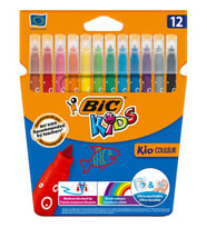 Bic Kids Couleur (Ultra Yıkanabilir) Keçeli Boya Kalemi 12 Renk (Karışık)
