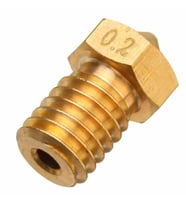 3D Yazıcı Extruder Nozzle 0.2 mm MK8 Creality Ender Uyumlu 1,75mm Filament 