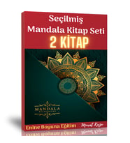 Yetişkinler İçin Seçilmiş Mandala Boyama Kitap Seti (2 Kitap)