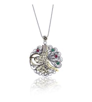 Söğütlü Silver osmanlı tuğrası telkari kolye
