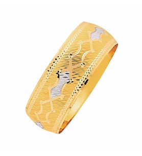 14 Ayar Mega Bilezik 25 Gram Noktalı Model (Altın)