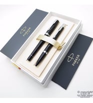 Parker Urban Lake Siyah Roller Kalem + Tükenmez Kalem Set İsme Özel Kalem Hediyelik Kalem
