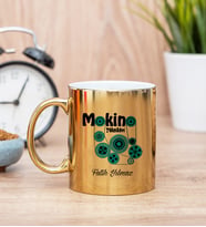 Makine Teknikeri Gold Kupa Bardak