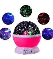 Pembe Star Master Otomatik Projesiyon Gece Lambası