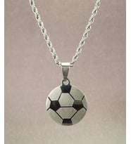OttoMan Futbol Topu Erkek Çelik Kolye Zincir 6014702019073