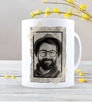 BK Gift Kişiye Özel Nostaljik Siyah Beyaz Eskitme Fotoğraflı Kupa Bardak - 2