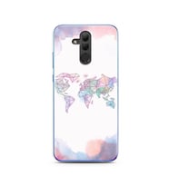 Gökkuşahı Harita Tasarım Süper Şeffaf Silikon Telefon Kılıfı Huawei Honor 20 Lit