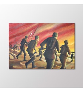 Arty Tablo Ulaşmak Bir Yere Tablo (Karışık)