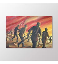 Arty Tablo Ulaşmak Bir Yere Tablo (Karışık)