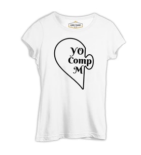 You Complete - Lete Beyaz Kadın Tshirt