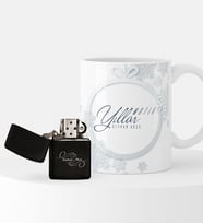 BK Gift Kişiye Özel Yılbaşı Mutlu Yıllar Temalı Çakmak ve Kupa Seti - 14
