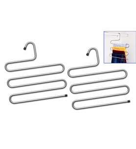 Pazariz Pantolon Askısı Metal Askı Kravat Eşarp Askısı 2Lİ SET