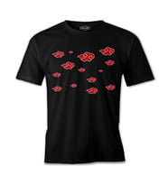Naruto - Akatsuki Siyah Erkek Tshirt