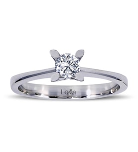 Lova F Renk 0,27 Karat Pırlanta Tektaş Yüzük - 1050043
