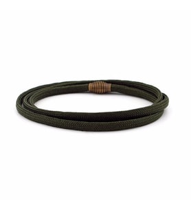 PARACORD ÜÇ SIRA SARMA HAKİ YEŞİL ERKEK BİLEKLİK BT413