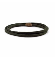 PARACORD ÜÇ SIRA SARMA HAKİ YEŞİL ERKEK BİLEKLİK BT413