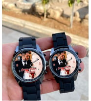 Bika Time - Kişiye özel Resimli Kol Saati Bay Bayan Doğum Günü Hediyesi Sevgililer Günü Sevgili Saati