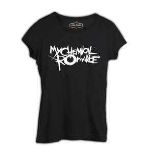 My Chemical Romance Siyah Kadın Tshirt