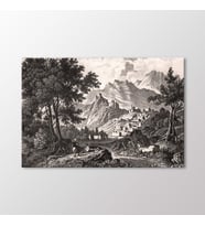 Arty Tablo Ağrı Dağı ve Doğubeyazıt Tablo (Karışık)