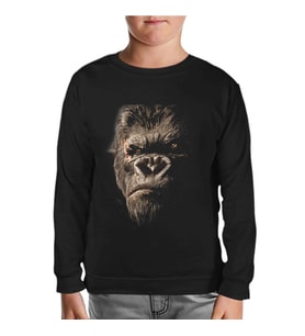 King Kong Siyah Çocuk Sweatshirt