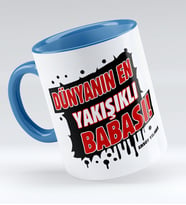 Babalar Gününe Özel Dünyanın En Yakışıklı Babası Kupa Bardak  1