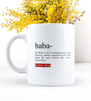 BK Gift Kişiye Özel Baba Beyaz Kupa Bardak