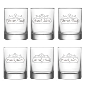 Kişiye Özel 6 lı Tekila Shot Bardağı Model - 5