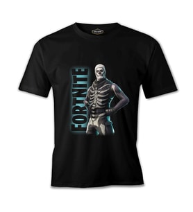 Fortnite - Skull Trooper Siyah Erkek Tshirt