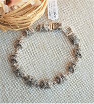 Markazit Taşlı Gümüş Bileklik