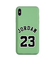Iphone X Air Jordan Tasarımlı Yeşil Lansman Telefon Kılıfı