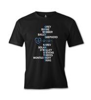 Grey's Anatomy - Grey Siyah Erkek Tshirt