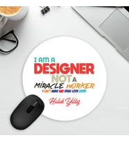 Grafik Tasarımcıya Hediye Oval Mousepad