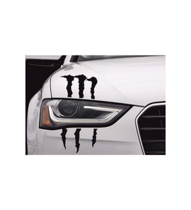Far Için Monster Pençe Oto Sticker Yapıştırma