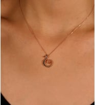 Deniz Atı Tasarımlı Taşsız Kolye