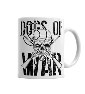 Dogs Of War Kupa Bardak Porselen